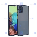 قاب محافظ پشت مات با محافظ لنز سامسونگ Transparent Hybrid Case With Lens Protector Samsung Galaxy A31