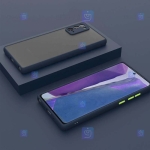 قاب محافظ پشت مات با محافظ لنز سامسونگ Transparent Hybrid Case With Lens Protector Samsung Galaxy A32 5G