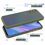 قاب محافظ پشت مات با محافظ لنز سامسونگ Transparent Hybrid Case With Lens Protector Samsung Galaxy A50