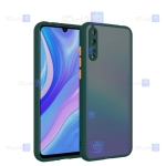 قاب محافظ پشت مات با محافظ لنز سامسونگ Transparent Hybrid Case With Lens Protector Samsung Galaxy A50