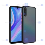 قاب محافظ پشت مات با محافظ لنز سامسونگ Transparent Hybrid Case With Lens Protector Samsung Galaxy A50