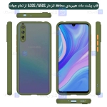 قاب محافظ پشت مات با محافظ لنز سامسونگ Transparent Hybrid Case With Lens Protector Samsung Galaxy A50