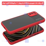 قاب محافظ پشت مات با محافظ لنز شیائومی Transparent Hybrid Case With Lens Protector Xiaomi Poco M3