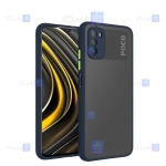 قاب محافظ پشت مات با محافظ لنز شیائومی Transparent Hybrid Case With Lens Protector Xiaomi Poco M3