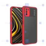 قاب محافظ پشت مات با محافظ لنز شیائومی Transparent Hybrid Case With Lens Protector Xiaomi Poco M3
