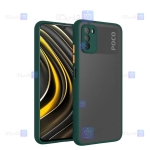 قاب محافظ پشت مات با محافظ لنز شیائومی Transparent Hybrid Case With Lens Protector Xiaomi Poco M3