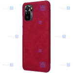 کیف محافظ چرمی نیلکین شیائومی Nillkin Qin Case For Xiaomi Redmi Note 10 4G