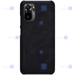کیف محافظ چرمی نیلکین شیائومی Nillkin Qin Case For Xiaomi Redmi Note 10 4G