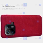 کیف محافظ چرمی نیلکین شیائومی Nillkin Qin case for Xiaomi Mi 11 Pro