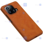 کیف محافظ چرمی نیلکین شیائومی Nillkin Qin case for Xiaomi Mi 11 Pro