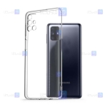 قاب محافظ ژله ای با محافظ لنز سامسونگ Clear Jelly Case With lens Protector For Samsung Galaxy M51