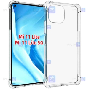 قاب محافظ ژله ای کپسول دار 5 گرمی شیائومی Clear Tpu Air Rubber Jelly Case For Xiaomi Mi 11 Lite