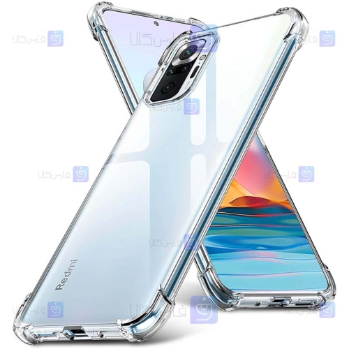 قاب محافظ ژله ای کپسول دار 5 گرمی شیائومی Clear Tpu Air Rubber Jelly Case For Xiaomi Redmi Note 10 Pro