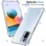قاب محافظ ژله ای کپسول دار 5 گرمی شیائومی Clear Tpu Air Rubber Jelly Case For Xiaomi Redmi Note 10 Pro