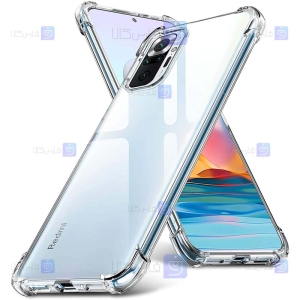 قاب محافظ ژله ای کپسول دار 5 گرمی شیائومی Clear Tpu Air Rubber Jelly Case For Xiaomi Redmi Note 10 Pro Max