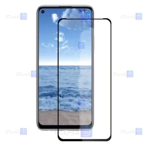 محافظ صفحه نمایش شیشه ای تمام چسب با پوشش کامل نوکیا Full Glass Screen Protector For Nokia 5.4