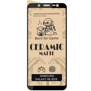 محافظ صفحه نمایش مات سرامیکی تمام صفحه سامسونگ Full Matte Ceramics Screen Protector Samsung Galaxy A6 2018