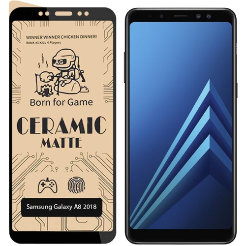 محافظ صفحه نمایش مات سرامیکی تمام صفحه سامسونگ Full Matte Ceramics Screen Protector Samsung Galaxy A8