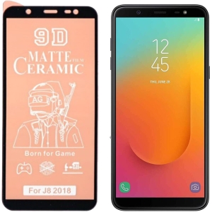 محافظ صفحه نمایش مات سرامیکی تمام صفحه سامسونگ Full Matte Ceramics Screen Protector Samsung Galaxy J8
