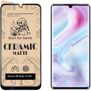 محافظ صفحه نمایش مات سرامیکی تمام صفحه شیائومی Full Matte Ceramics Screen Protector Xiaomi Mi Note 10 Pro