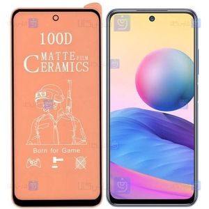 محافظ صفحه نمایش مات سرامیکی تمام صفحه شیائومی Full Matte Ceramics Screen Protector Xiaomi Poco M3 Pro