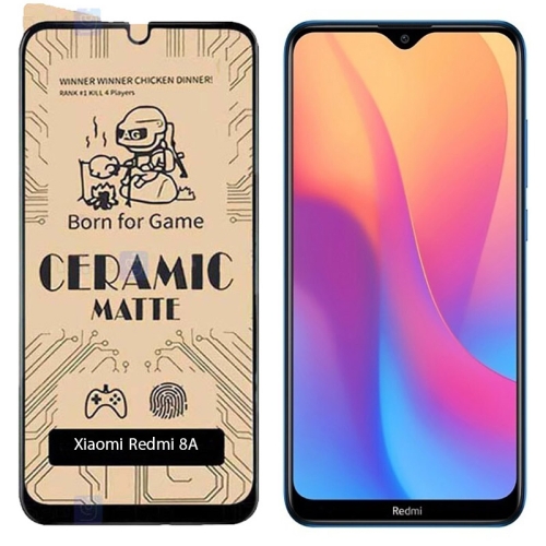 محافظ صفحه نمایش مات سرامیکی تمام صفحه شیائومی Full Matte Ceramics Screen Protector Xiaomi Redmi 8A