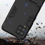 قاب محافظ استند دار سامسونگ Kick Stand Iron Man Armor Case Samsung Galaxy M42