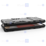 قاب محافظ استند دار سامسونگ Kick Stand Iron Man Armor Case Samsung Galaxy M42