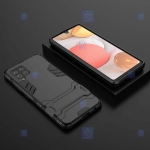قاب محافظ استند دار سامسونگ Kick Stand Iron Man Armor Case Samsung Galaxy M42