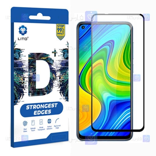 محافظ صفحه نمایش تمام چسب با پوشش کامل لیتو شیائومی LITO D+ Dustproof Screen Protector For Xiaomi Redmi 10X 4G
