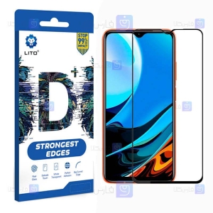 محافظ صفحه نمایش تمام چسب با پوشش کامل لیتو شیائومی LITO D+ Dustproof Screen Protector For Xiaomi Redmi 9T