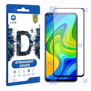 محافظ صفحه نمایش تمام چسب با پوشش کامل لیتو شیائومی LITO D+ Dustproof Screen Protector For Xiaomi Redmi Note 9
