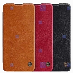 کیف محافظ چرمی نیلکین وان پلاس Nillkin Qin Case For Oneplus 9R