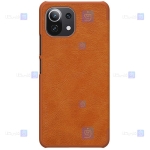 کیف محافظ چرمی نیلکین شیائومی Nillkin Qin Case For Xiaomi Mi 11 Lite