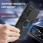 قاب محافظ ضد ضربه انگشتی سامسونگ Ring Holder Iron Man Armor Case Samsung Galaxy S20 FE 5G
