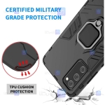 قاب محافظ ضد ضربه انگشتی سامسونگ Ring Holder Iron Man Armor Case Samsung Galaxy S20 FE 5G