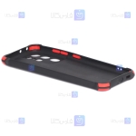 قاب محافظ ژله ای ضد ضربه با محافظ لنز سامسونگ Shockproof Cover Case For Samsung Galaxy S21 Ultra