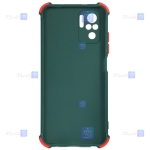 قاب محافظ ژله ای ضد ضربه با محافظ لنز شیائومی Shockproof Cover Case For Xiaomi Redmi Note 10 4G