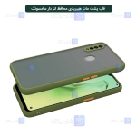 قاب محافظ پشت مات با محافظ لنز سامسونگ Transparent Hybrid Case With Lens Protector Samsung Galaxy A20s