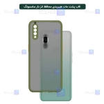 قاب محافظ پشت مات با محافظ لنز سامسونگ Transparent Hybrid Case With Lens Protector Samsung Galaxy A20s