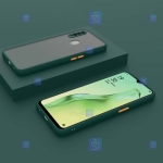 قاب محافظ پشت مات با محافظ لنز سامسونگ Transparent Hybrid Case With Lens Protector Samsung Galaxy A20s