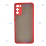 قاب محافظ مات با محافظ لنز سامسونگ Transparent Hybrid Case With Lens Protector Samsung Galaxy F02s
