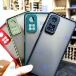 قاب محافظ پشت مات با محافظ لنز شیائومی Transparent Hybrid Case With Lens Protector Xiaomi Mi 10T Pro 5G
