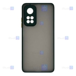 قاب محافظ پشت مات با محافظ لنز شیائومی Transparent Hybrid Case With Lens Protector Xiaomi Mi 10T Pro 5G
