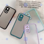 قاب محافظ پشت مات با محافظ لنز شیائومی Transparent Hybrid Case With Lens Protector Xiaomi Mi 10T Pro 5G