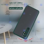 قاب محافظ پشت مات با محافظ لنز شیائومی Transparent Hybrid Case With Lens Protector Xiaomi Mi Note 10 Lite