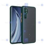 قاب محافظ پشت مات با محافظ لنز شیائومی Transparent Hybrid Case With Lens Protector Xiaomi Mi Note 10 Lite