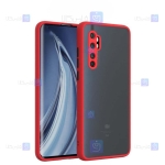 قاب محافظ پشت مات با محافظ لنز شیائومی Transparent Hybrid Case With Lens Protector Xiaomi Mi Note 10 Lite