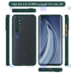 قاب محافظ پشت مات با محافظ لنز شیائومی Transparent Hybrid Case With Lens Protector Xiaomi Mi Note 10 Lite