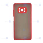 قاب محافظ پشت مات با محافظ لنز شیائومی Transparent Hybrid Case With Lens Protector Xiaomi Poco X3 Pro